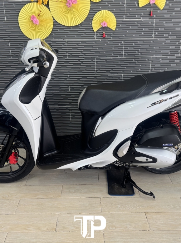 Honda SH mode 2022 abs Trắng Đen Sporty 