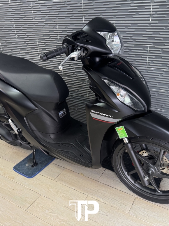 Honda Vision Đen Nhám Thể Thao Bánh lớn New 