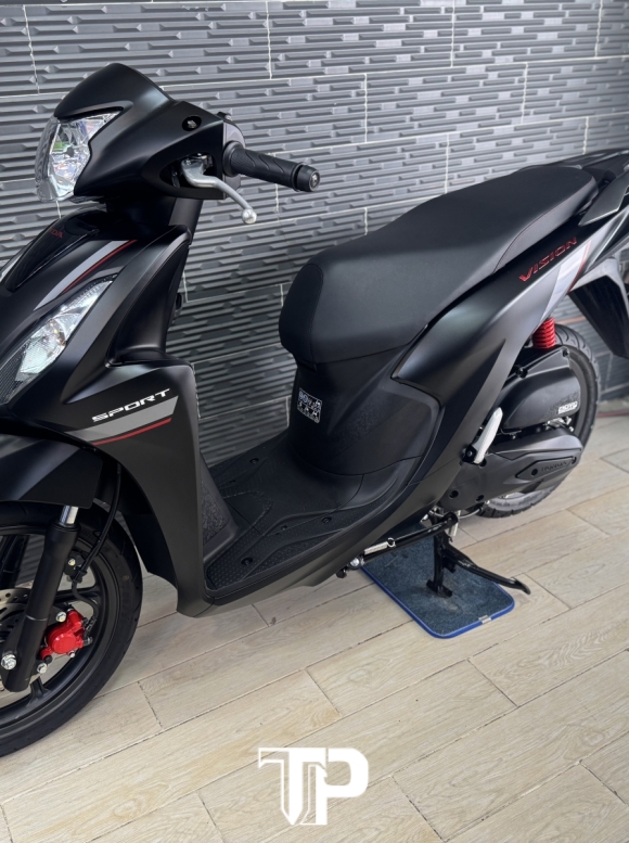 Honda Vision Đen Nhám Thể Thao Bánh lớn New 