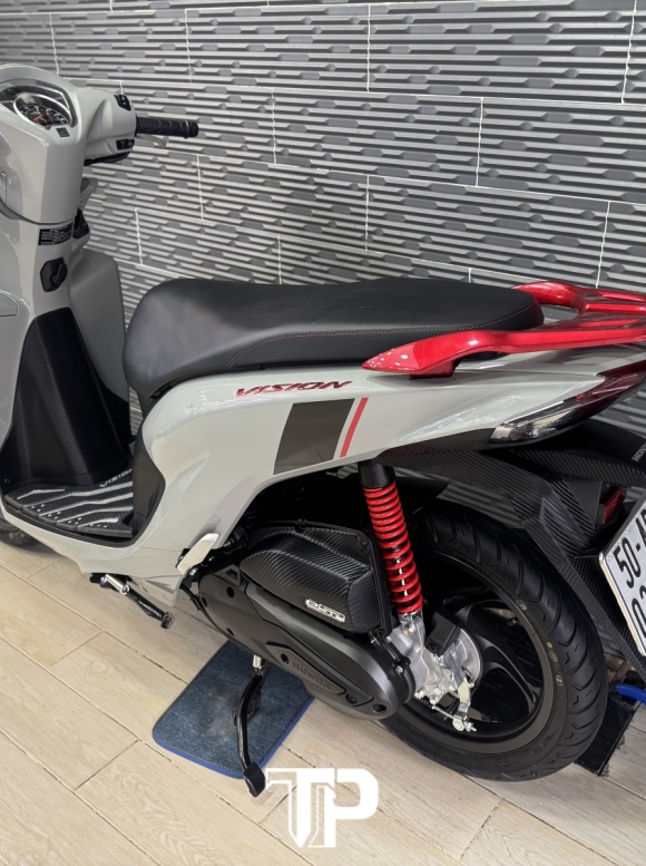 Honda Vision 2025 Bánh lớn Xám Xi Măng